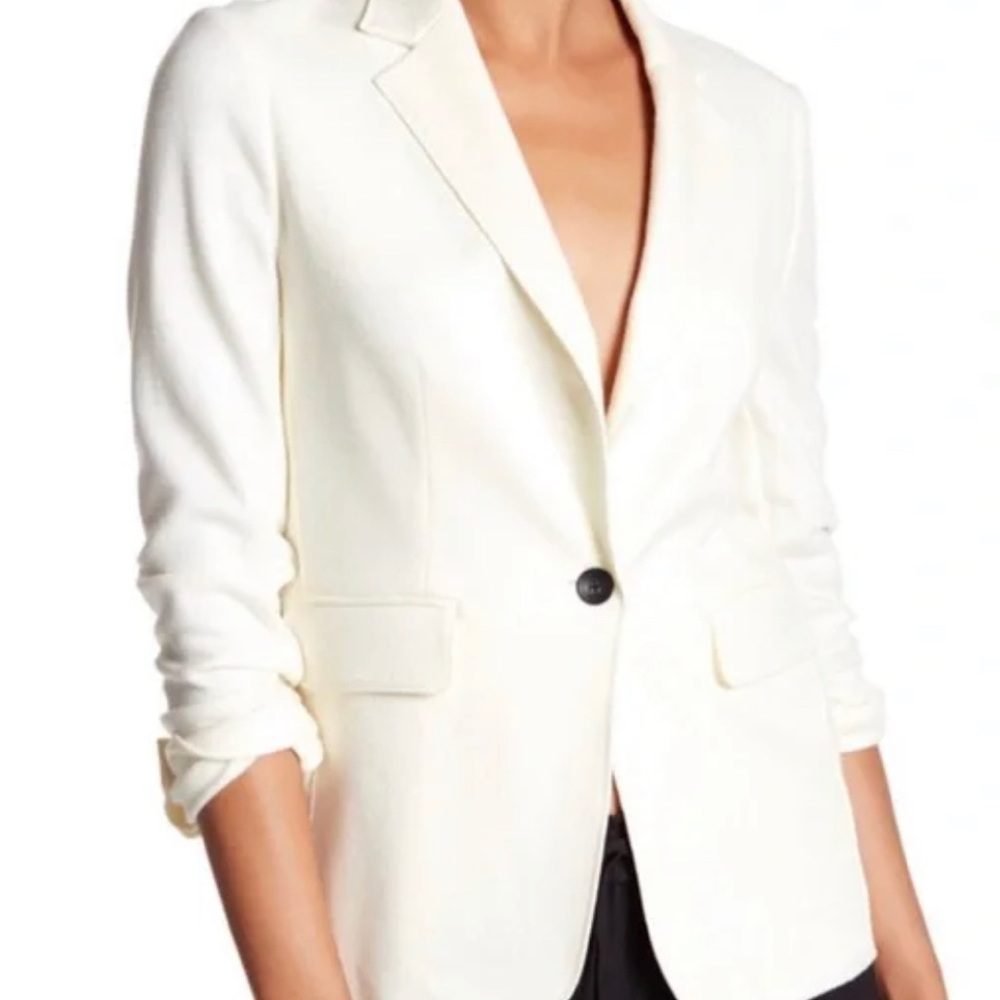 Rag and Bone Ivory 100% Wool/Liane Blazer